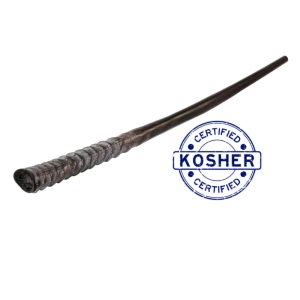 28"–30" Black Oryx Shofar | Piercing Brilliant Sound – From Israel